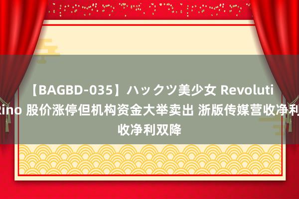 【BAGBD-035】ハックツ美少女 Revolution Rino 股价涨停但机构资金大举卖出 浙版传媒营收净利双降