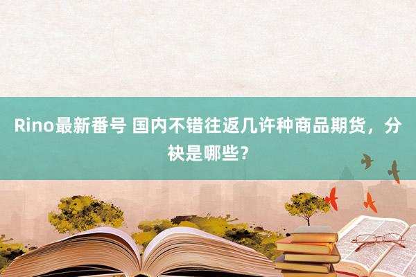 Rino最新番号 国内不错往返几许种商品期货，分袂是哪些？